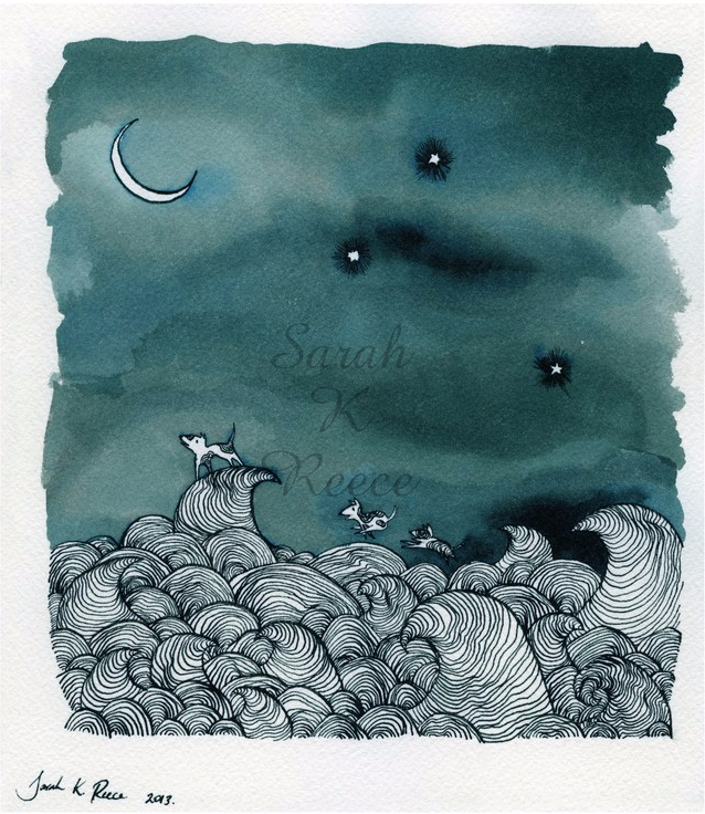 0701 Sea dogs, Romping original size-002